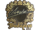 Sticker | Attacker (Gold) | Budapest 2025