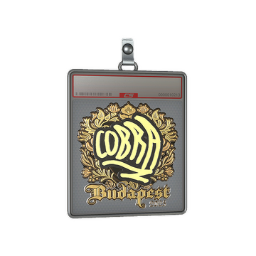 Sticker Slab | cobra (Gold) | Budapest 2025