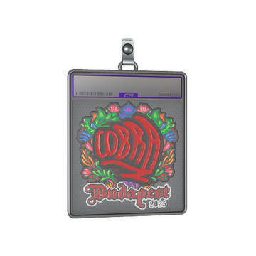 Sticker Slab | cobra (Embroidered) | Budapest 2025