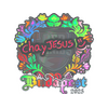 Sticker | chayJESUS (Holo) | Budapest 2025