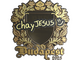 Sticker | chayJESUS (Gold) | Budapest 2025