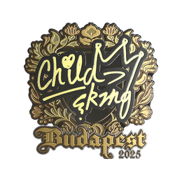 Sticker | ChildKing (Gold) | Budapest 2025