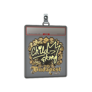 Sticker Slab | ChildKing (Gold) | Budapest 2025