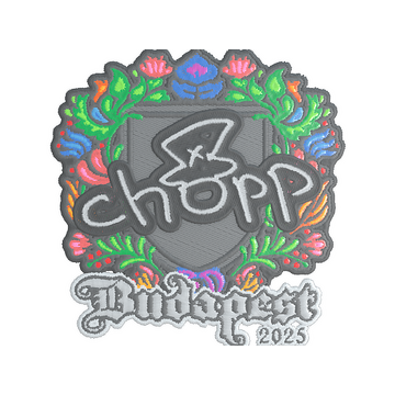 Sticker | chopper (Embroidered) | Budapest 2025