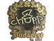 Sticker | chopper (Gold) | Budapest 2025
