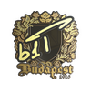 Sticker | b1t (Gold) | Budapest 2025