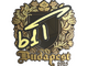 Sticker | b1t (Gold) | Budapest 2025