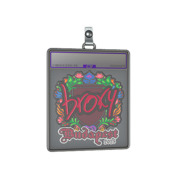 Sticker Slab | broky (Embroidered) | Budapest 2025