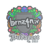 Sticker | brnz4n (Embroidered) | Budapest 2025