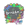 Sticker | brnz4n (Holo) | Budapest 2025