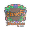 Sticker | blameF (Embroidered) | Budapest 2025