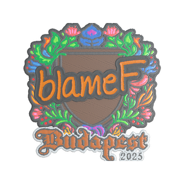 Sticker | blameF (Embroidered) | Budapest 2025