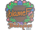 Sticker | blameF (Embroidered) | Budapest 2025