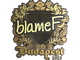 Sticker | blameF (Gold) | Budapest 2025