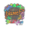 Sticker | blameF (Holo) | Budapest 2025