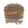 Sticker | blameF | Budapest 2025