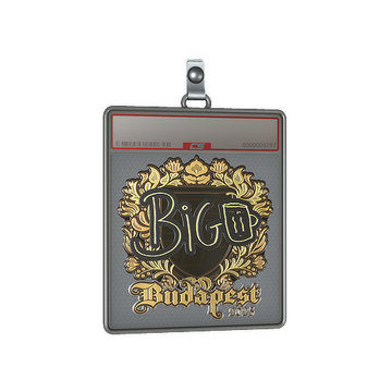 Sticker Slab | biguzera (Gold) | Budapest 2025