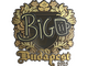 Sticker | biguzera (Gold) | Budapest 2025