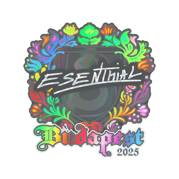 Sticker | esenthial (Holo) | Budapest 2025