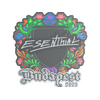 Sticker | esenthial (Embroidered) | Budapest 2025
