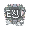 Sticker | exit | Budapest 2025