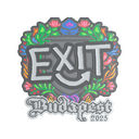 exit (Embroidered) | Budapest 2025