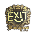 exit (Gold) | Budapest 2025