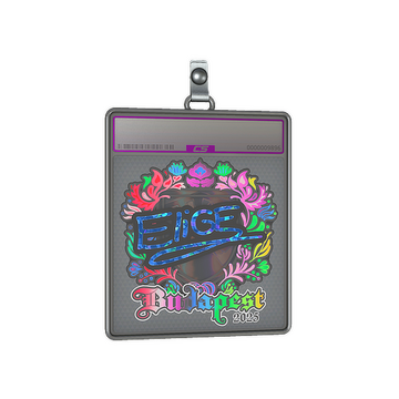 Sticker Slab | EliGE (Holo) | Budapest 2025