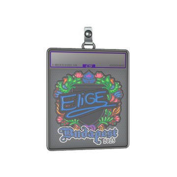 Sticker Slab | EliGE (Embroidered) | Budapest 2025