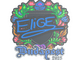 Sticker | EliGE (Embroidered) | Budapest 2025