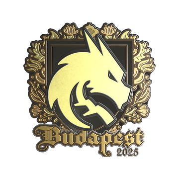 Sticker | Team Spirit (Gold) | Budapest 2025