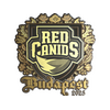Sticker | RED Canids (Gold) | Budapest 2025