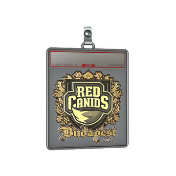 Sticker Slab | RED Canids (Gold) | Budapest 2025