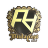 Sticker | Rare Atom (Gold) | Budapest 2025