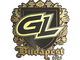 Sticker | GamerLegion (Gold) | Budapest 2025