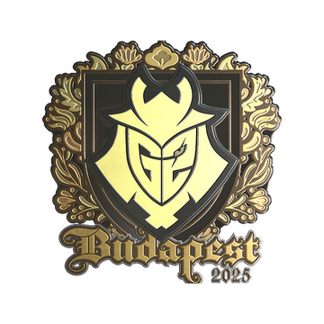 Sticker | G2 esports (Gold) | Budapest 2025