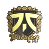 Sticker | fnatic (Gold) | Budapest 2025
