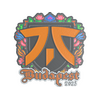 Sticker | fnatic (Embroidered) | Budapest 2025