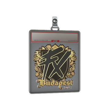 Sticker Slab | Fluxo (Gold) | Budapest 2025