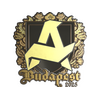 Sticker | Aurora (Gold) | Budapest 2025