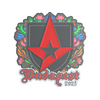 Sticker | Astralis (Embroidered) | Budapest 2025
