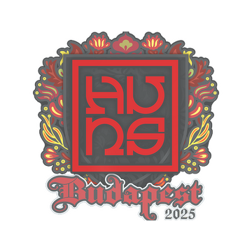 Sticker | The Huns | Budapest 2025