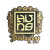 Sticker | The Huns (Gold) | Budapest 2025