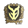 Sticker | 3DMAX (Gold) | Budapest 2025