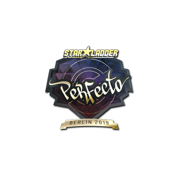 Sticker | Perfecto (Gold) | Berlin 2019