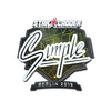 Sticker | s1mple (Foil) | Berlin 2019