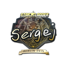 Sticker | sergej (Gold) | Berlin 2019