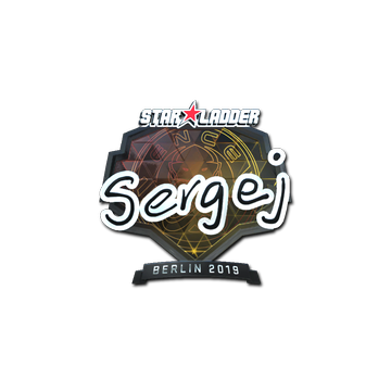 Sticker | sergej (Foil) | Berlin 2019