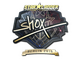 Sticker | shox (Gold) | Berlin 2019