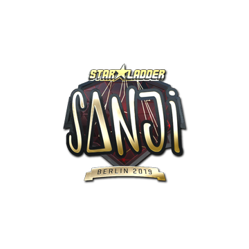 Sticker | SANJI (Gold) | Berlin 2019